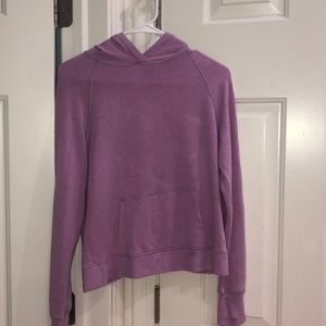 ATHLETA GIRL purple wrap up hoodie